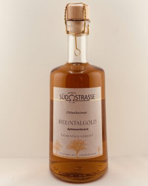 Rheintalgold - Apfelweinbrand aus dem Eichenfass Destillat (0,5l, 42% vol)