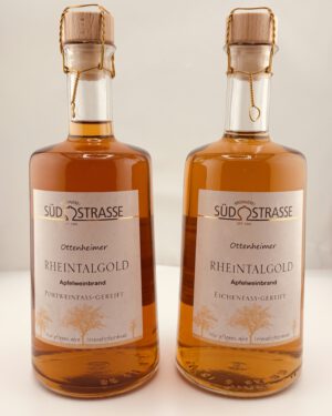 Rheintalgold - Apfelweinbrand Sonderedition Destillat (2 x 0,5l, 42% vol)